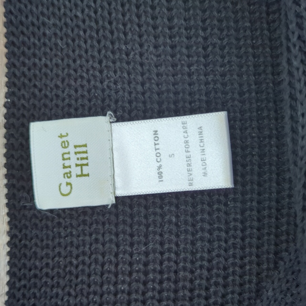Garnet Hill Boat Neck Ribbed Knit Sweater - Picture 5 of 7